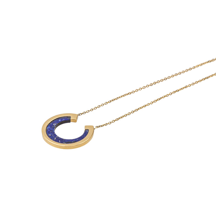 Collier Or jaune Lapis Lazuli