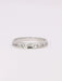 Bague 51 Alliance or blanc diamants baguette 58 Facettes J366