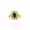 Bague 56 Bague en or saphir et diamants 58 Facettes