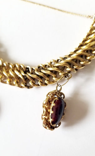 Bracelet Bracelet maille américaine or jaune 18 carats et breloques - 17 cms - 36.25 grs 58 Facettes