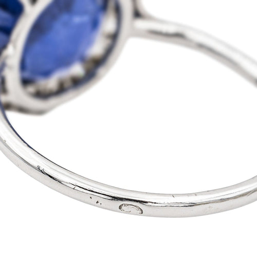 Bague Bague Platine Saphir 58 Facettes 3672192CN