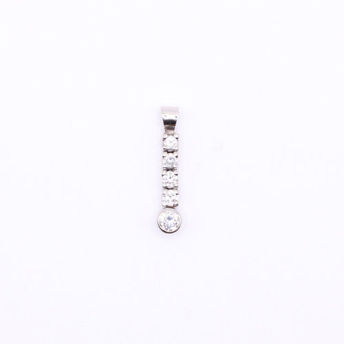 Pendentif Pendentif articulé Or blanc et 5 Diamants 58 Facettes