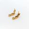 Boucles d'oreilles or jaune et diamants