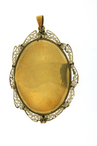 Pendentif Pendentif Madone peinte 58 Facettes 8229