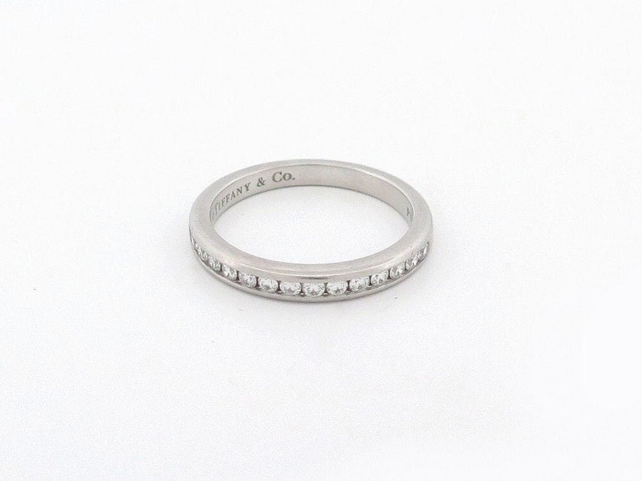 Bague 51 bague TIFFANY & CO alliance setting platine diamants 58 Facettes 260268