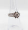 Bague marguerite vintage or blanc, 0,60 carat diamants serti illusion 58 Facettes A06236