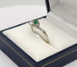 Ring 49 You and Me Emerald and diamond ring 58 Facettes