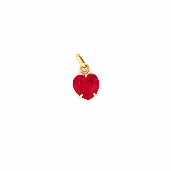 Pendentif Pendentif Coeur Or Jaune & Saphir 58 Facettes PE-GS30261-03