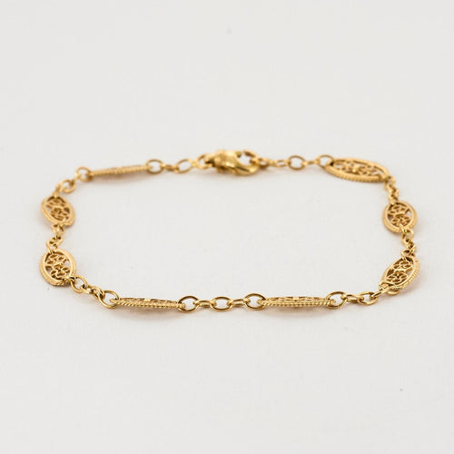 Bracelet Bracelet draperie or jaune 58 Facettes PER15086