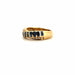 Bague 54 Bague Jonc Or Jaune Saphirs & Diamants 58 Facettes 58-GS35342-1