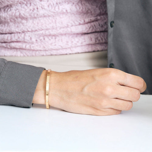 Bracelet Cartier - LOVE - Petit modèle - Bracelet en or rose et diamants 58 Facettes CAN1272