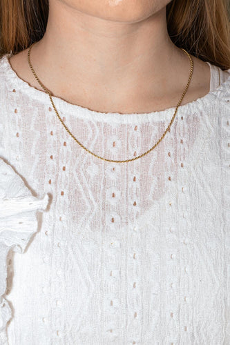 Collier Collier Maille torsadée Or jaune 58 Facettes 4890748CN