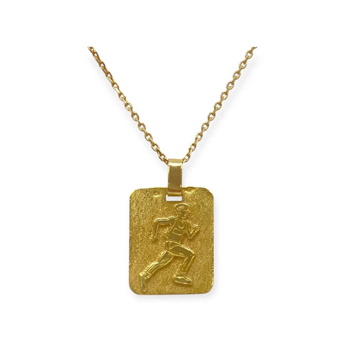 Pendentif Pendentif Plaque Athlète Coureur or jaune 58 Facettes 330086129