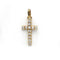 Pendentif Pendentif Croix  - Or jaune & Diamants 58 Facettes 250037SP