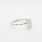 Bague 56 SOLITAIRE DIAMANT TAILLE MARQUISE EN OR GRIS 18K 58 Facettes