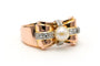 Bague 55 Bague Art Déco - Bague en or jaune 18 carats, perle et diamants 0,24 ct 58 Facettes 23300