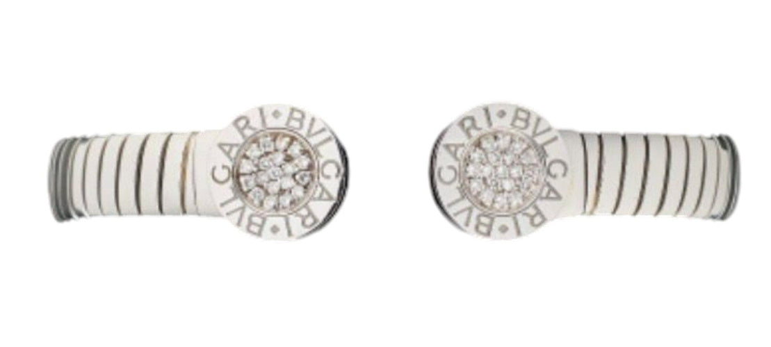 Bracelet Bracelet BVLGARI en acier et diamants 58 Facettes