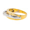 Bague 56 Bague Or jaune, Or blanc Diamant 58 Facettes 3377038CN