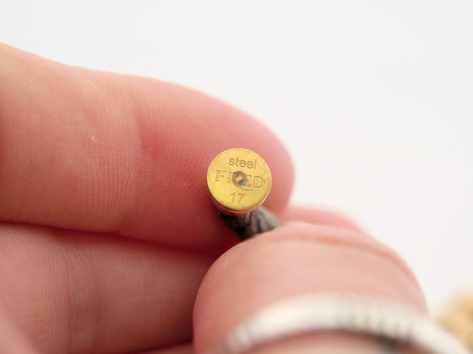 Bracelet bracelet FRED force 10 gm manille or jaune 18k t 18 cm 2 cordons 58 Facettes 271115