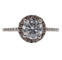 Bague solitaire or blanc, diamant 0,98 carat et certifcat AIG 58 Facettes A06225