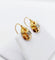 Boucles d'oreilles Dormeuses art déco or jaune et diamants 58 Facettes A05807