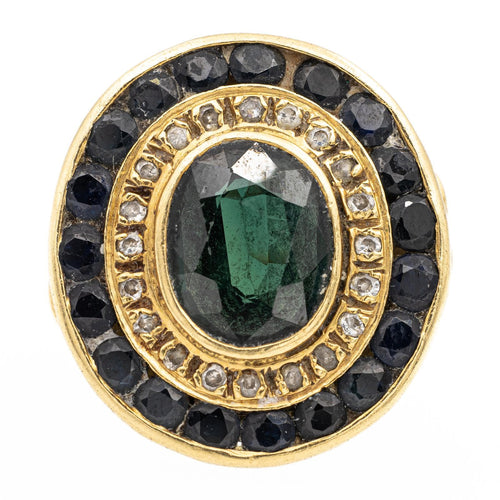 Bague 52 Bague Or jaune Saphir, Diamant 58 Facettes 2441315CN