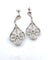 Boucles d'oreilles Boucles d'oreilles en platine serties de diamants 58 Facettes
