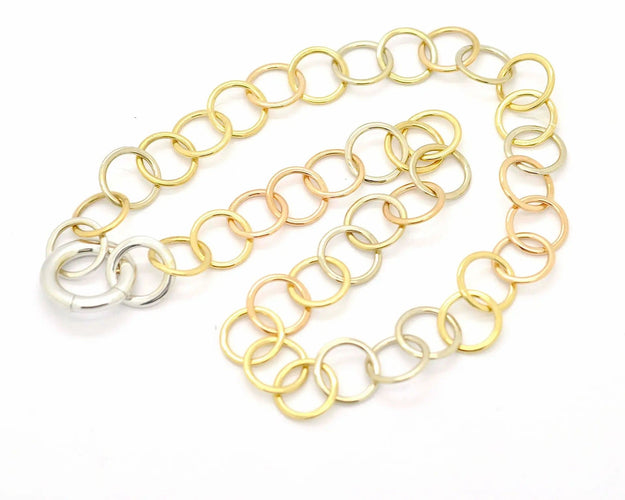 Collier Pomellato Lucciole en or 750 tricolore avec diamant