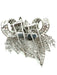 Broche Broche vintage double clips or, platine et diamants 7.5ct 58 Facettes