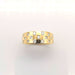 Ring 54 Yellow gold and diamond ring 58 Facettes