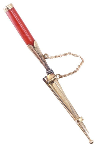 Broche BROCHE VENDETTA CORSE CORAIL 58 Facettes 086751