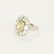 Bague 54 Bague en Or blanc et diamants 58 Facettes LJ-100