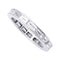 Bague 51 Alliance platine et diamants. 58 Facettes 33379