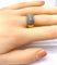 Bague jonc en or jaune et diamants