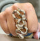 Bague serpent en or 18 carats et diamants