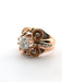 Bague Bague en or rose avec motif floral avec diamant 58 Facettes