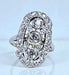 Bague 51 Bague platine et diamants, époque 1900 58 Facettes AB420