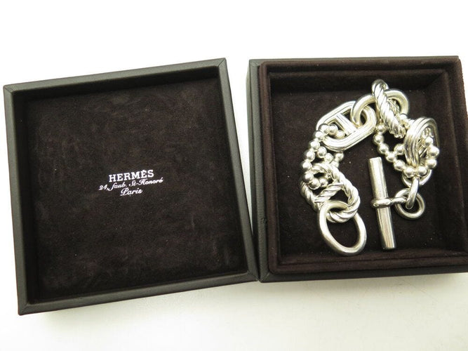 Bracelet bracelet HERMES parade chaine d'ancre gm 15.5 172.7gr en argent 925 58 Facettes 268354