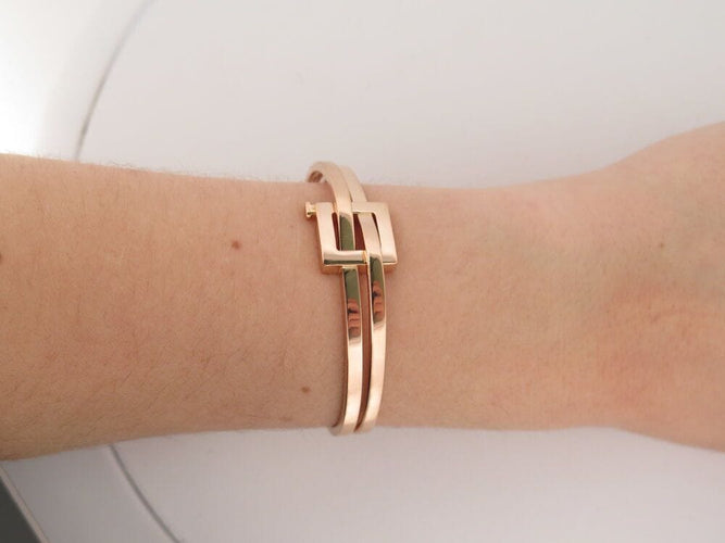 Bracelet vintage bracelet BOUCHERON dechaine 15cm en or rose 18k 36.4g 58 Facettes 268177