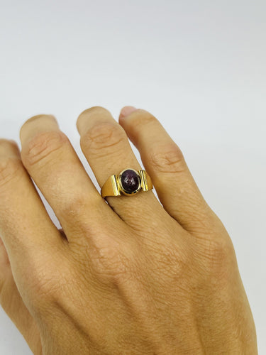 Bague 55 Bague Or et Racine de Rubis 58 Facettes 204000000792