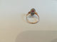 Bague 54.5 Bague Marquise ancienne or rose, platine, rubis, diamants 58 Facettes