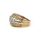Bague 56 Bague Rétro - Or bi-colore & Diamants 58 Facettes 250375R