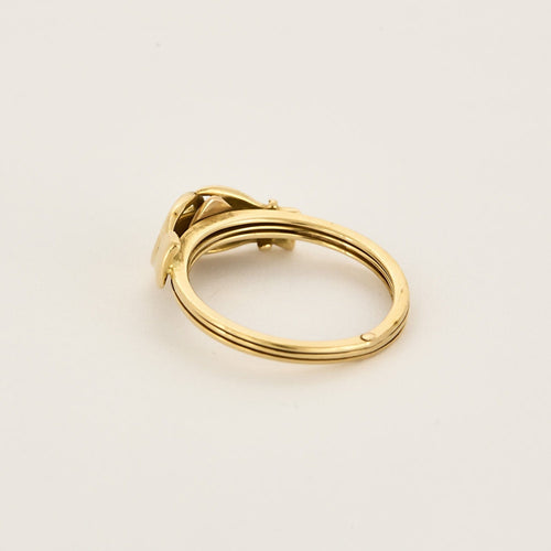 Bague 53 Bague Fede en or jaune 58 Facettes PER01985