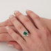 Ring 52 Emerald and diamond ring 58 Facettes