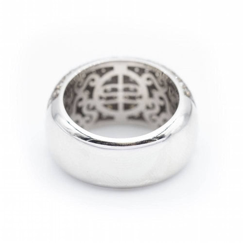 Bague 55 Bague ROSSE en or bicolore et diamants 58 Facettes N102895