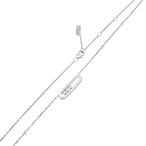 Collier Collier-Sautoir Messika, "Baby Move", or blanc, diamants. 58 Facettes 34538
