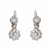 Boucles d'oreilles Boucles d'oreilles Dormeuses Or blanc Diamant 58 Facettes 3575736CN