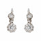 Boucles d'oreilles Boucles d'oreilles Dormeuses Or blanc Diamant 58 Facettes 3575736CN