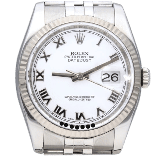 Montre Rolex Montre Date Just 36 58 Facettes MT43267