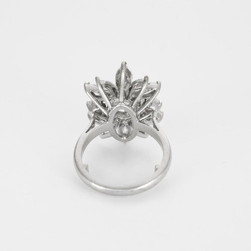 Bague 49.5 Bague fleur diamants 58 Facettes 31300497